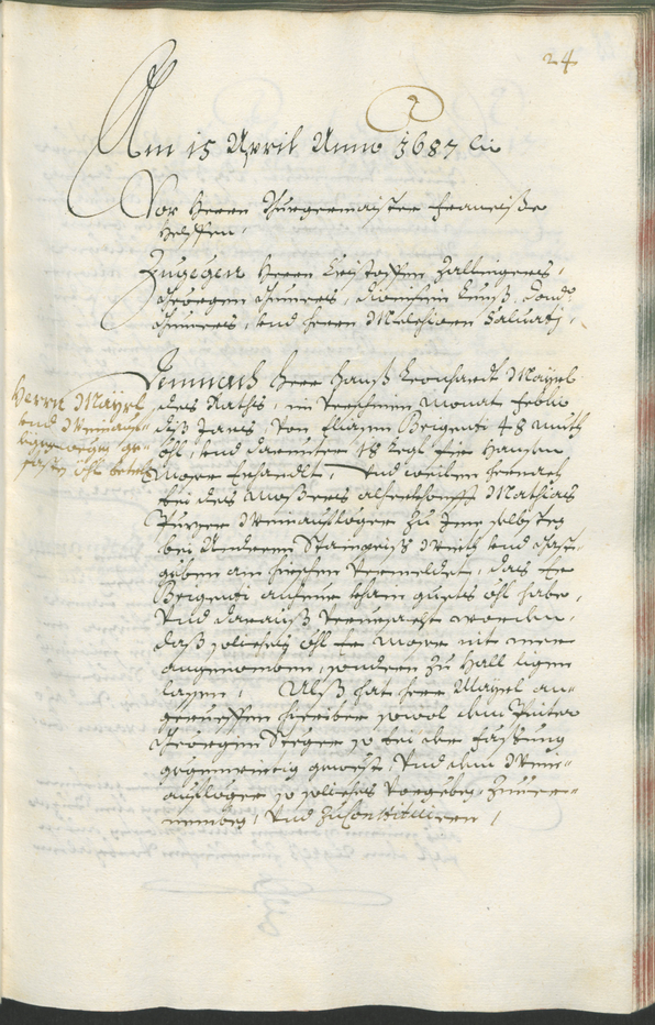 Civic Archives of Bozen-Bolzano - BOhisto Ratsprotokoll 1687/89 