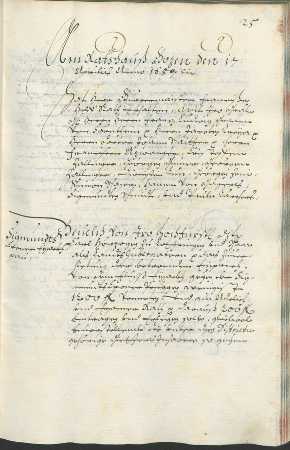 Stadtarchiv Bozen - BOhisto Ratsprotokoll 1687/89 