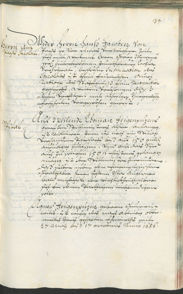 Stadtarchiv Bozen - BOhisto Ratsprotokoll 1687/89 