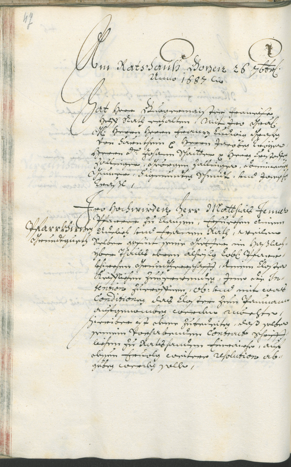 Civic Archives of Bozen-Bolzano - BOhisto Ratsprotokoll 1687/89 