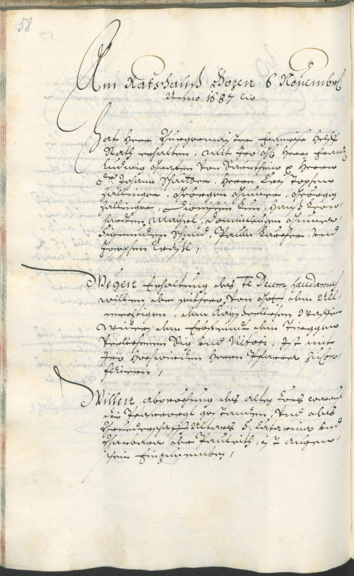 Civic Archives of Bozen-Bolzano - BOhisto Ratsprotokoll 1687/89 