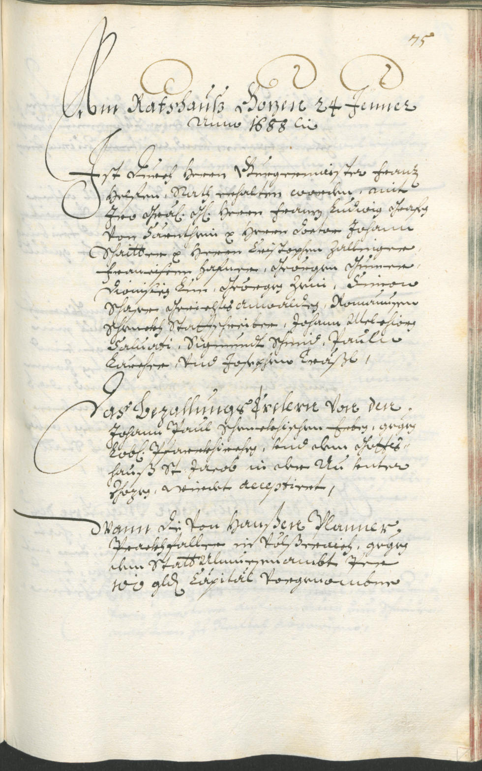 Civic Archives of Bozen-Bolzano - BOhisto Ratsprotokoll 1687/89 