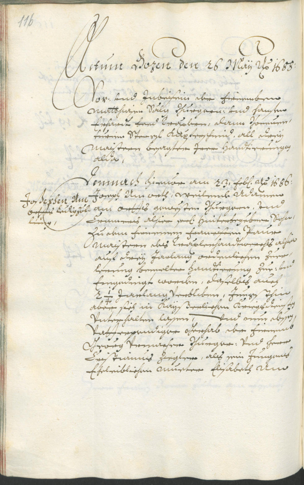 Civic Archives of Bozen-Bolzano - BOhisto Ratsprotokoll 1687/89 