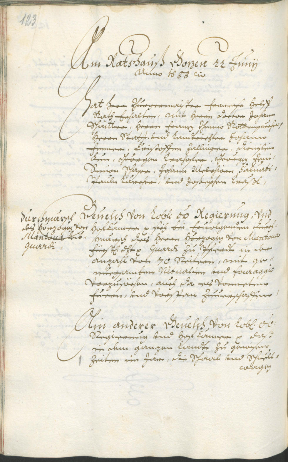 Civic Archives of Bozen-Bolzano - BOhisto Ratsprotokoll 1687/89 