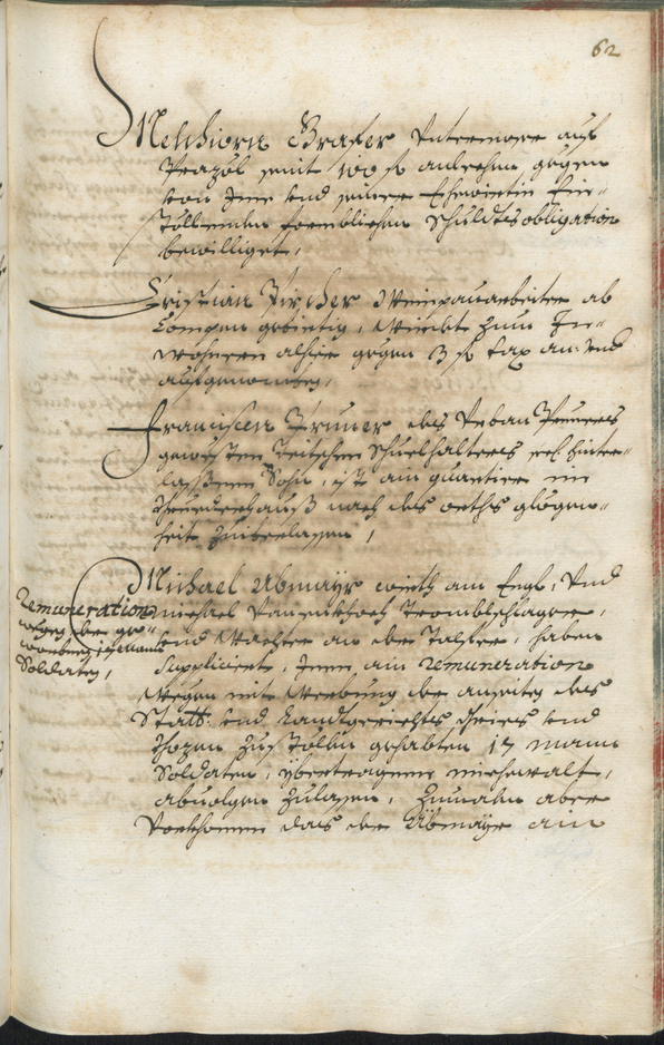 Stadtarchiv Bozen - BOhisto Ratsprotokoll 1689/91 