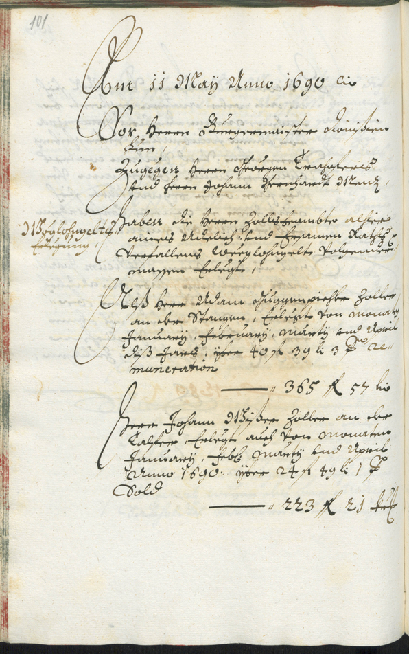 Archivio Storico della Città di Bolzano - BOhisto protocollo consiliare 1689/91 