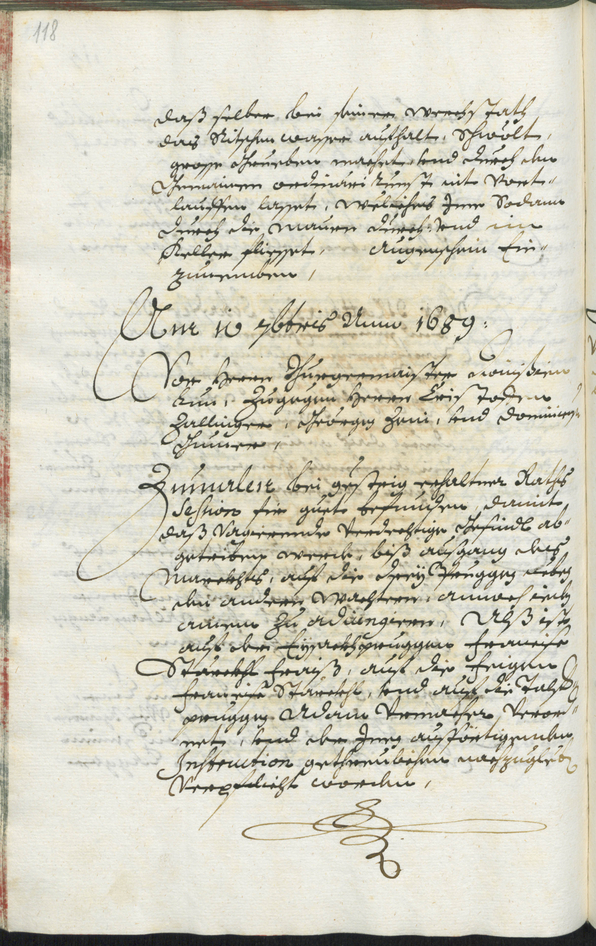 Stadtarchiv Bozen - BOhisto Ratsprotokoll 1689/91 