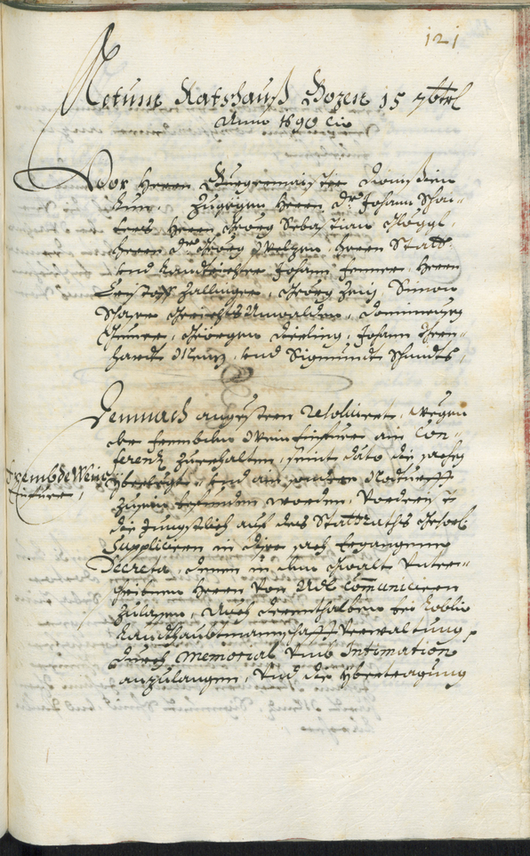 Civic Archives of Bozen-Bolzano - BOhisto Ratsprotokoll 1689/91 