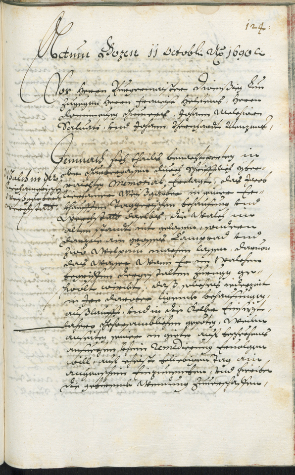 Civic Archives of Bozen-Bolzano - BOhisto Ratsprotokoll 1689/91 