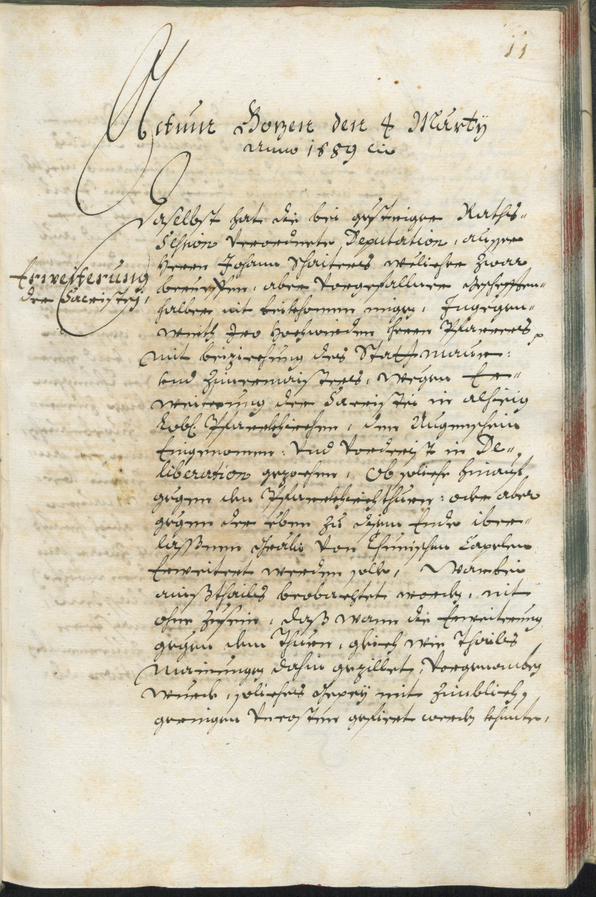 Stadtarchiv Bozen - BOhisto Ratsprotokoll 1689/91 