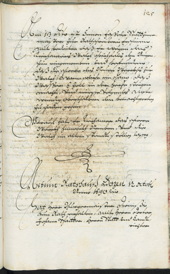 Stadtarchiv Bozen - BOhisto Ratsprotokoll 1689/91 