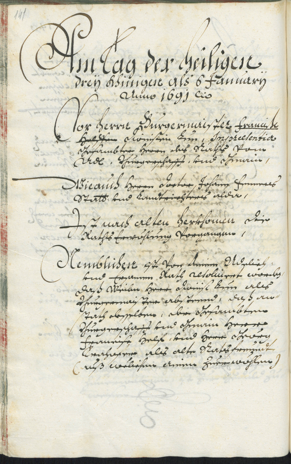 Civic Archives of Bozen-Bolzano - BOhisto Ratsprotokoll 1689/91 