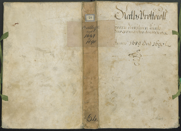 Civic Archives of Bozen-Bolzano - BOhisto Ratsprotokoll 1689/91 