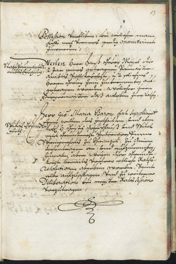 Stadtarchiv Bozen - BOhisto Ratsprotokoll 1689/91 