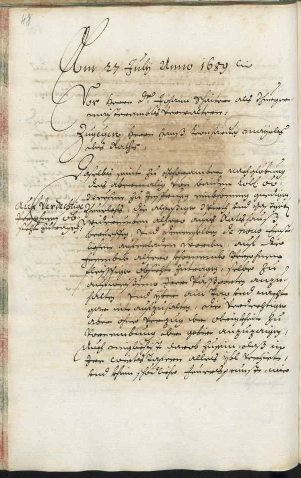 Civic Archives of Bozen-Bolzano - BOhisto Ratsprotokoll 1689/91 