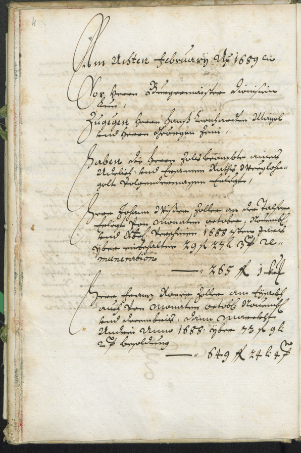 Archivio Storico della Città di Bolzano - BOhisto protocollo consiliare 1689/91 