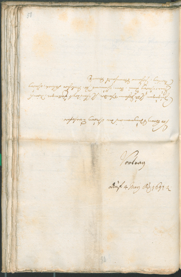 Stadtarchiv Bozen - BOhisto Ratsprotokoll 1691/93 