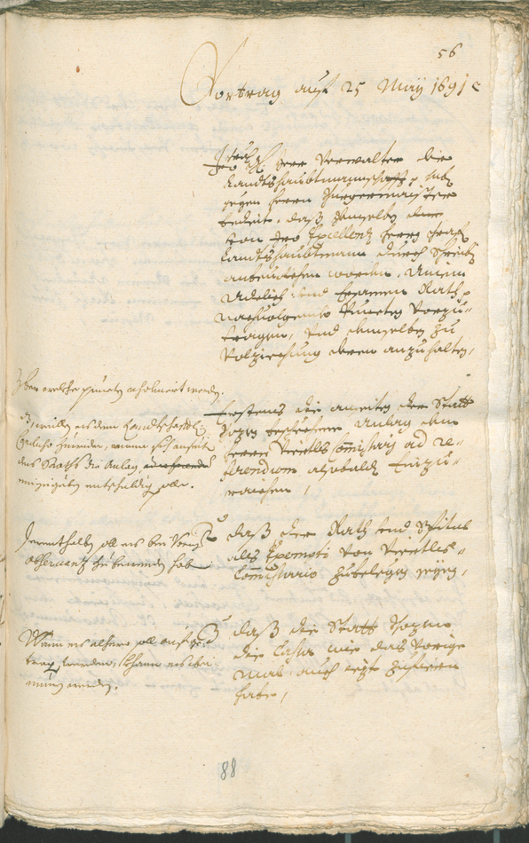 Civic Archives of Bozen-Bolzano - BOhisto Ratsprotokoll 1691/93 