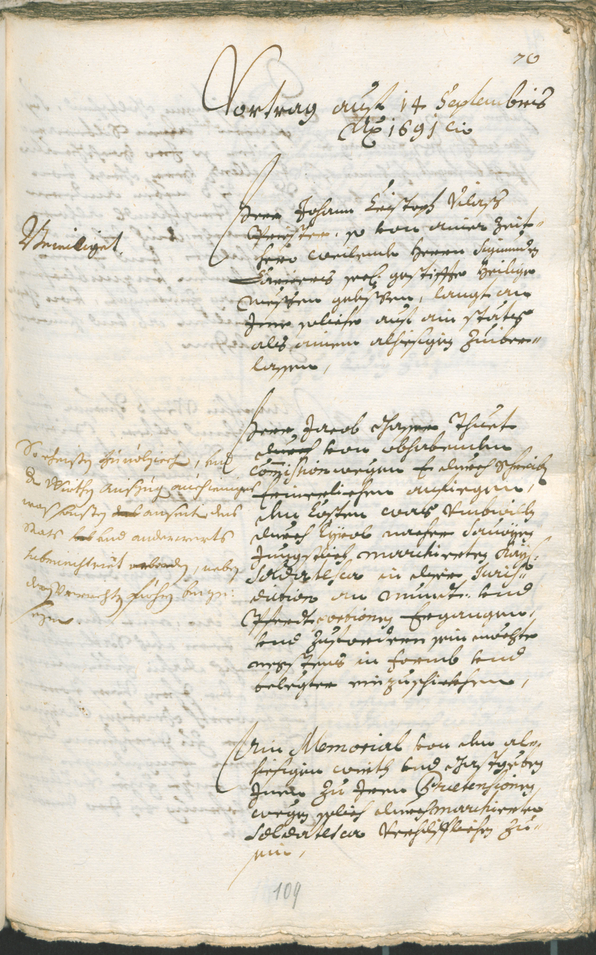 Archivio Storico della Città di Bolzano - BOhisto protocollo consiliare 1691/93 