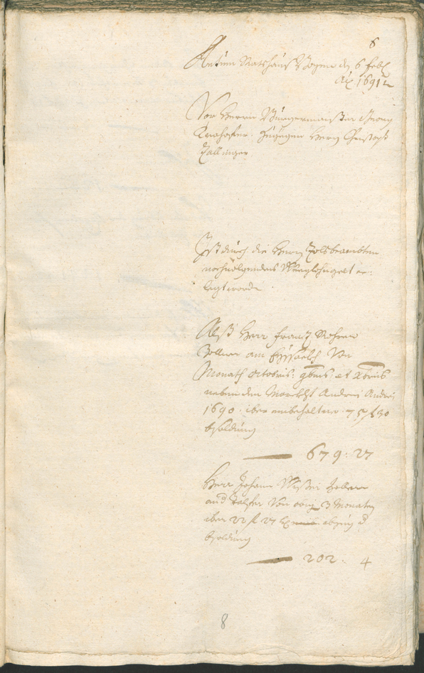 Civic Archives of Bozen-Bolzano - BOhisto Ratsprotokoll 1691/93 