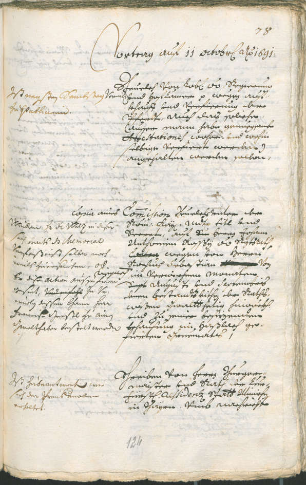 Civic Archives of Bozen-Bolzano - BOhisto Ratsprotokoll 1691/93 