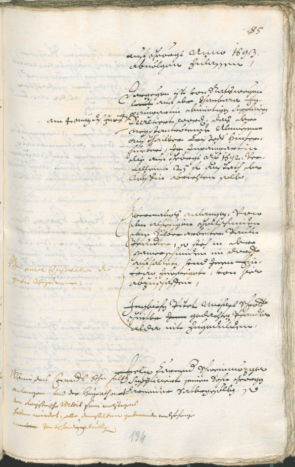 Civic Archives of Bozen-Bolzano - BOhisto Ratsprotokoll 1691/93 