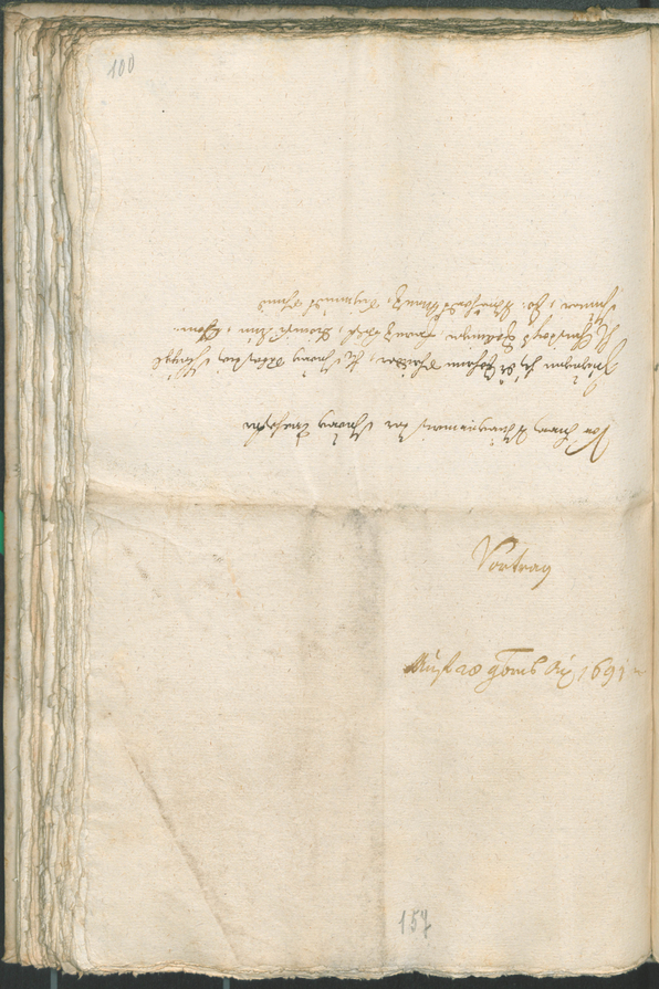 Stadtarchiv Bozen - BOhisto Ratsprotokoll 1691/93 