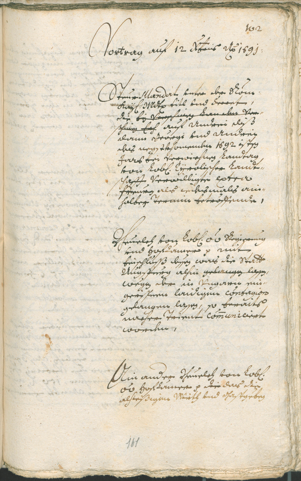 Civic Archives of Bozen-Bolzano - BOhisto Ratsprotokoll 1691/93 