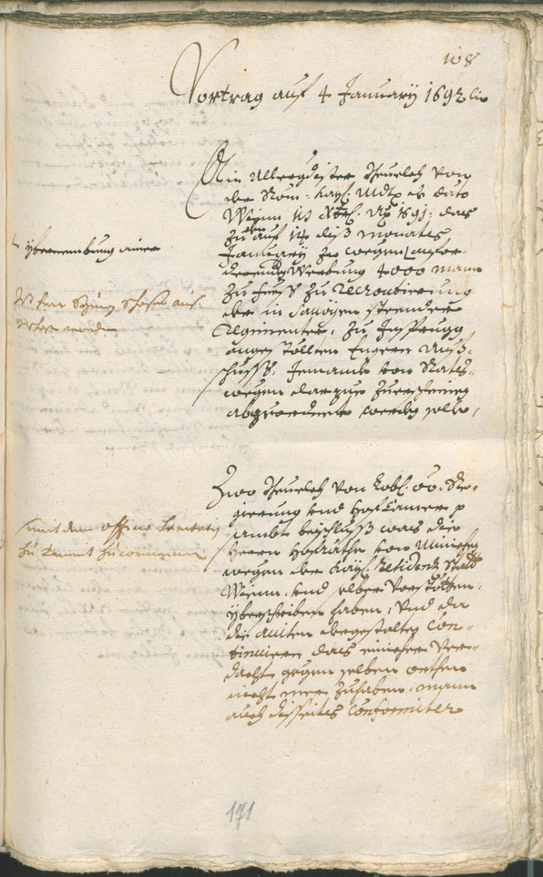 Civic Archives of Bozen-Bolzano - BOhisto Ratsprotokoll 1691/93 