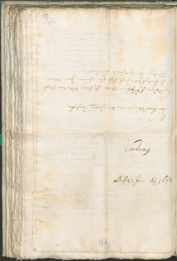 Stadtarchiv Bozen - BOhisto Ratsprotokoll 1691/93 