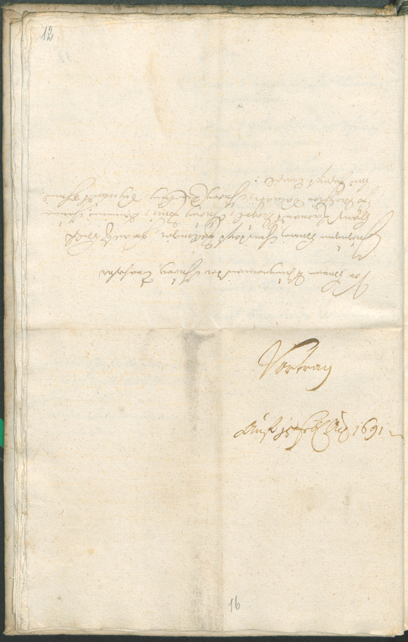 Stadtarchiv Bozen - BOhisto Ratsprotokoll 1691/93 