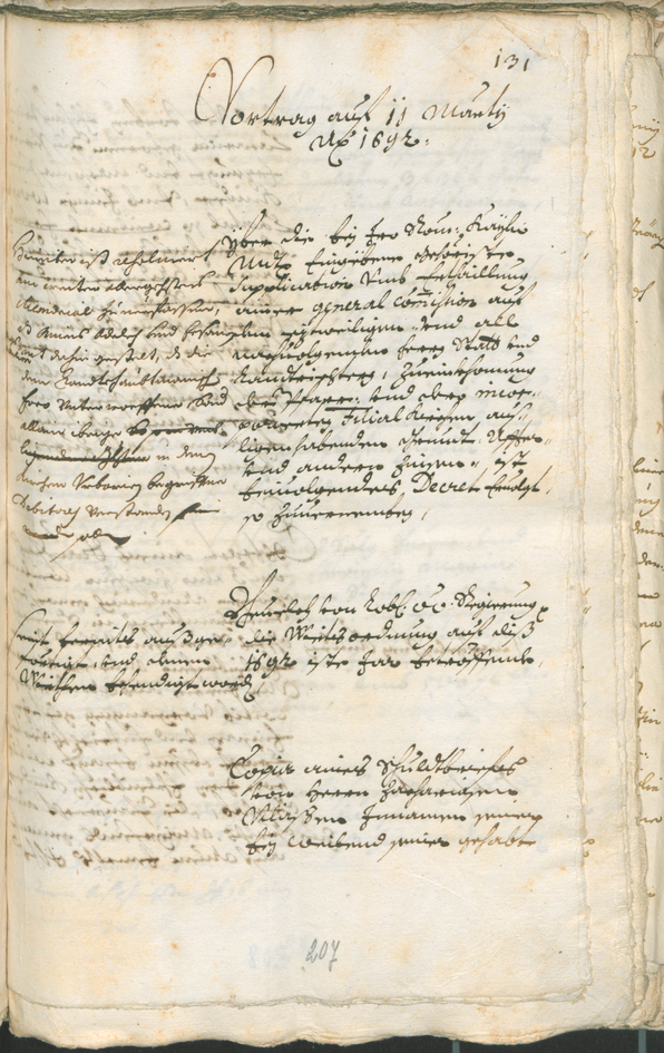 Civic Archives of Bozen-Bolzano - BOhisto Ratsprotokoll 1691/93 