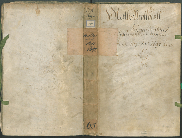 Archivio Storico della Città di Bolzano - BOhisto protocollo consiliare 1691/93 