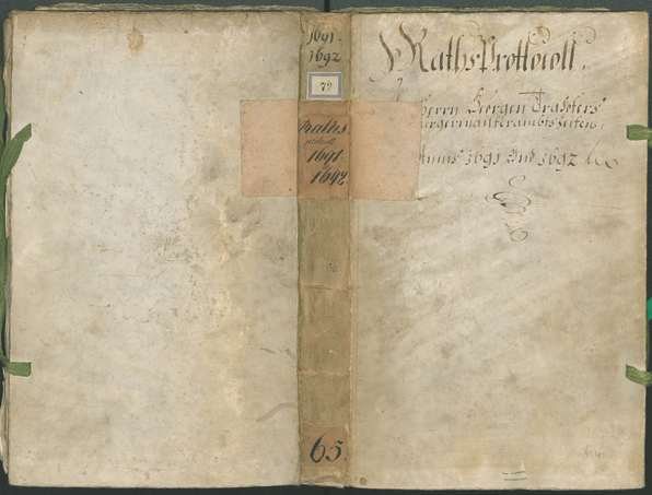 Civic Archives of Bozen-Bolzano - BOhisto Ratsprotokoll 1691/93 