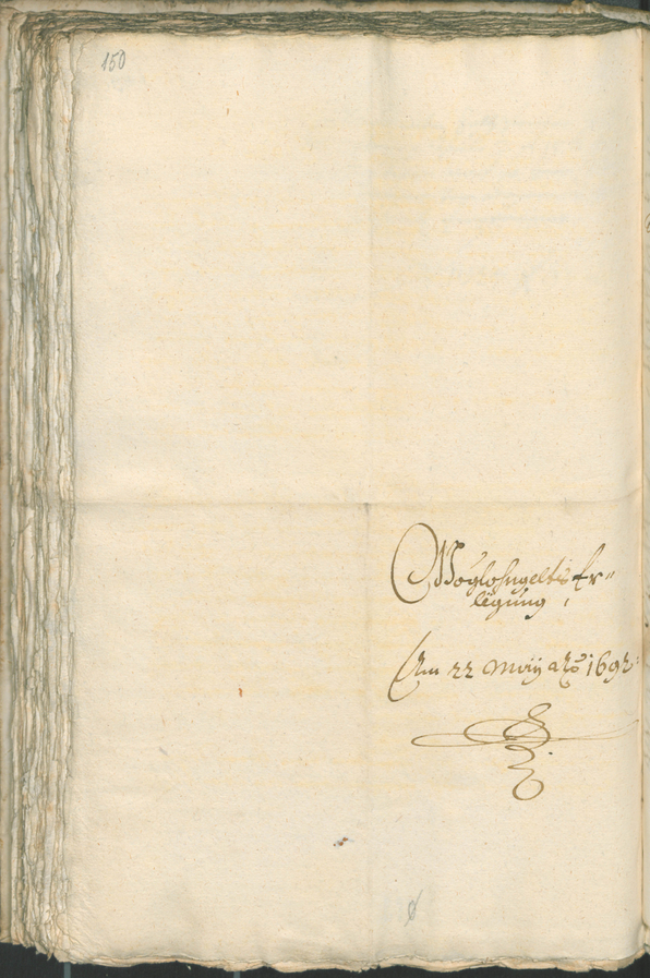 Civic Archives of Bozen-Bolzano - BOhisto Ratsprotokoll 1691/93 