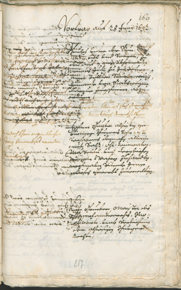 Civic Archives of Bozen-Bolzano - BOhisto Ratsprotokoll 1691/93 