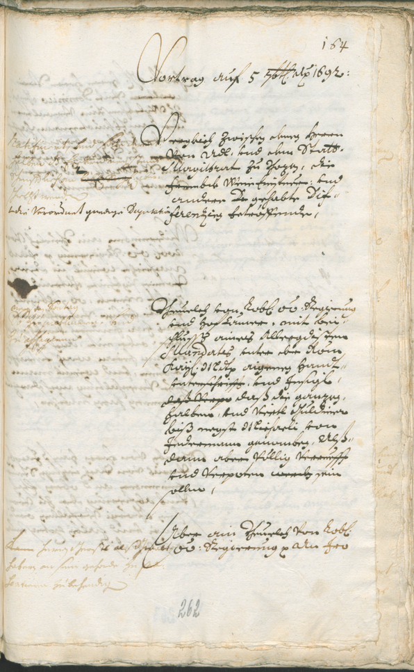 Stadtarchiv Bozen - BOhisto Ratsprotokoll 1691/93 