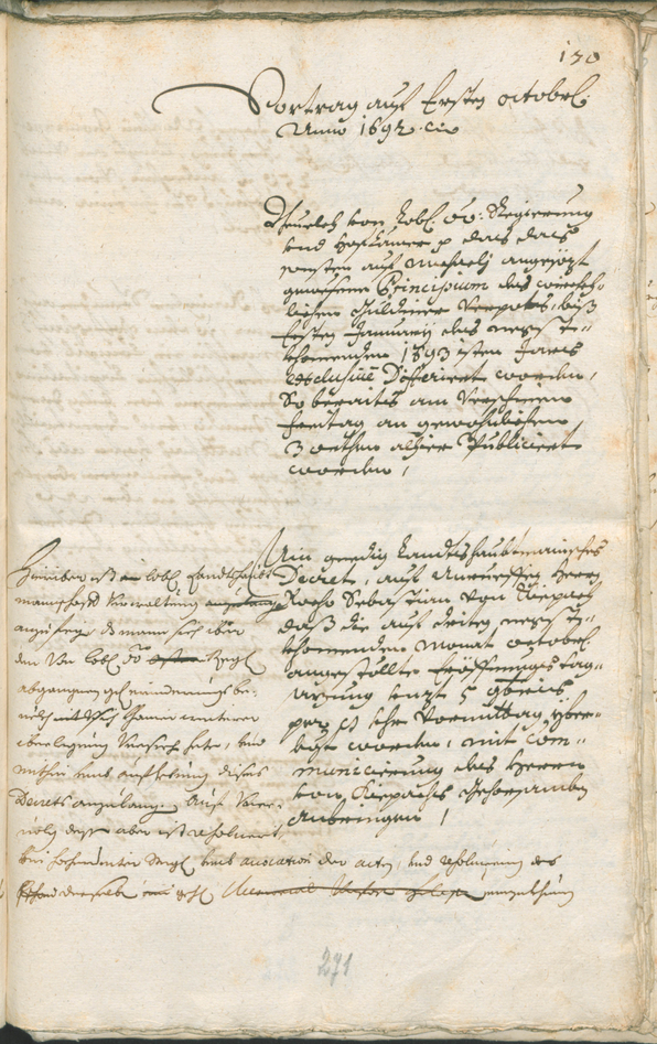 Civic Archives of Bozen-Bolzano - BOhisto Ratsprotokoll 1691/93 