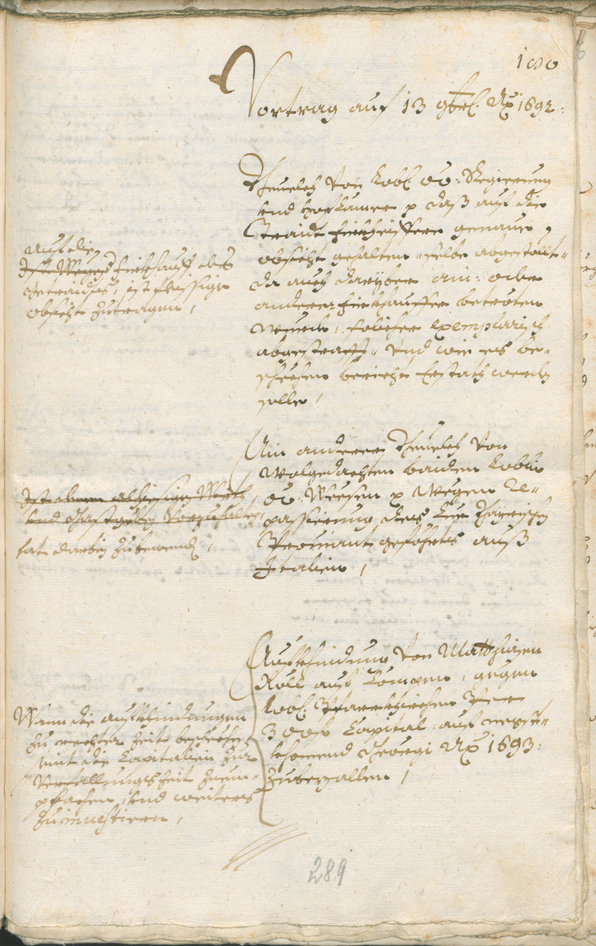 Civic Archives of Bozen-Bolzano - BOhisto Ratsprotokoll 1691/93 