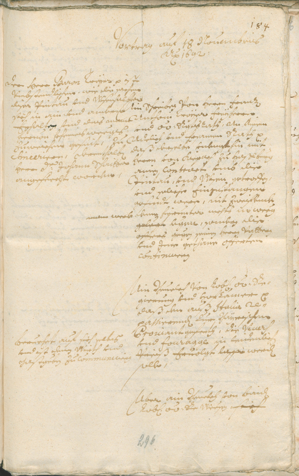 Civic Archives of Bozen-Bolzano - BOhisto Ratsprotokoll 1691/93 