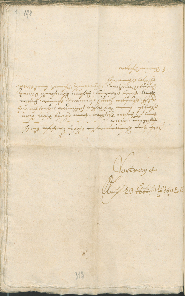 Civic Archives of Bozen-Bolzano - BOhisto Ratsprotokoll 1691/93 