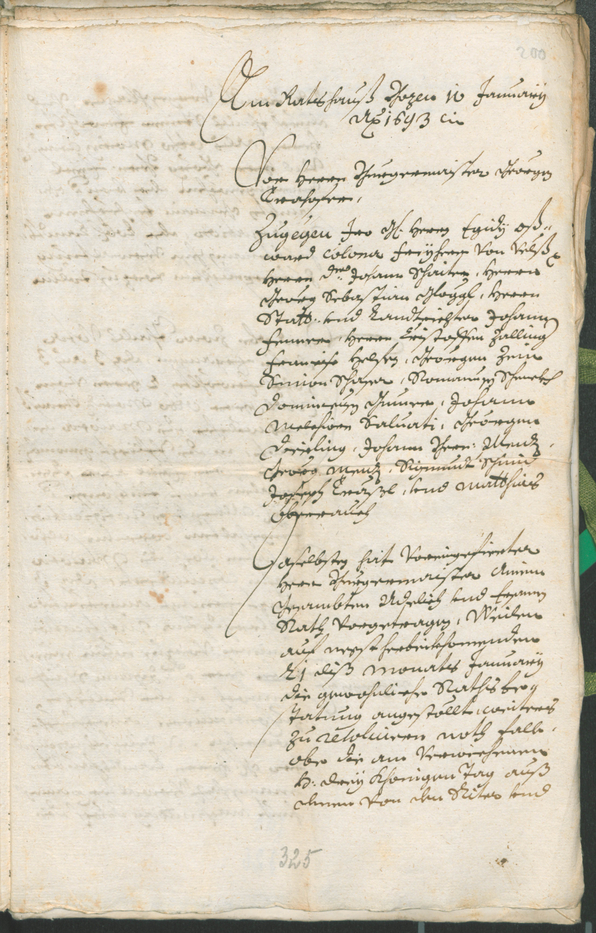 Civic Archives of Bozen-Bolzano - BOhisto Ratsprotokoll 1691/93 