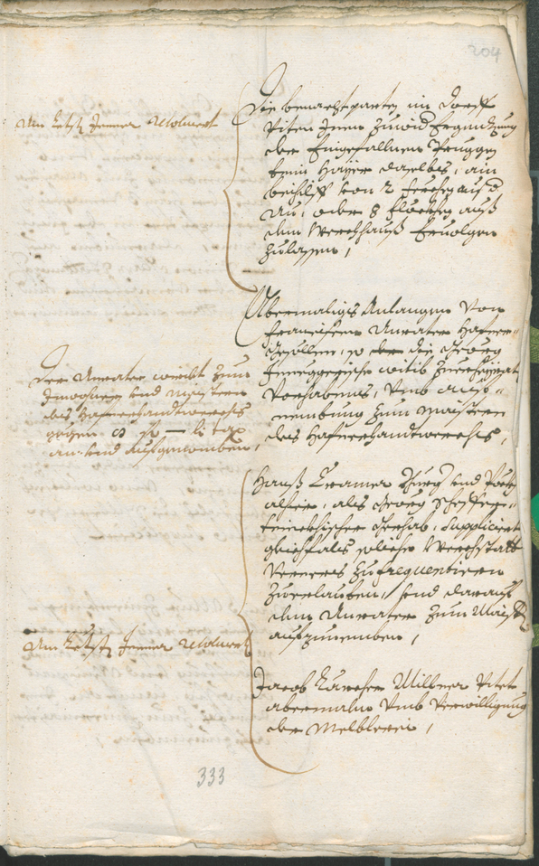 Stadtarchiv Bozen - BOhisto Ratsprotokoll 1691/93 