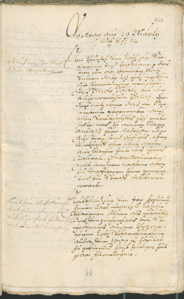 Civic Archives of Bozen-Bolzano - BOhisto Ratsprotokoll 1691/93 