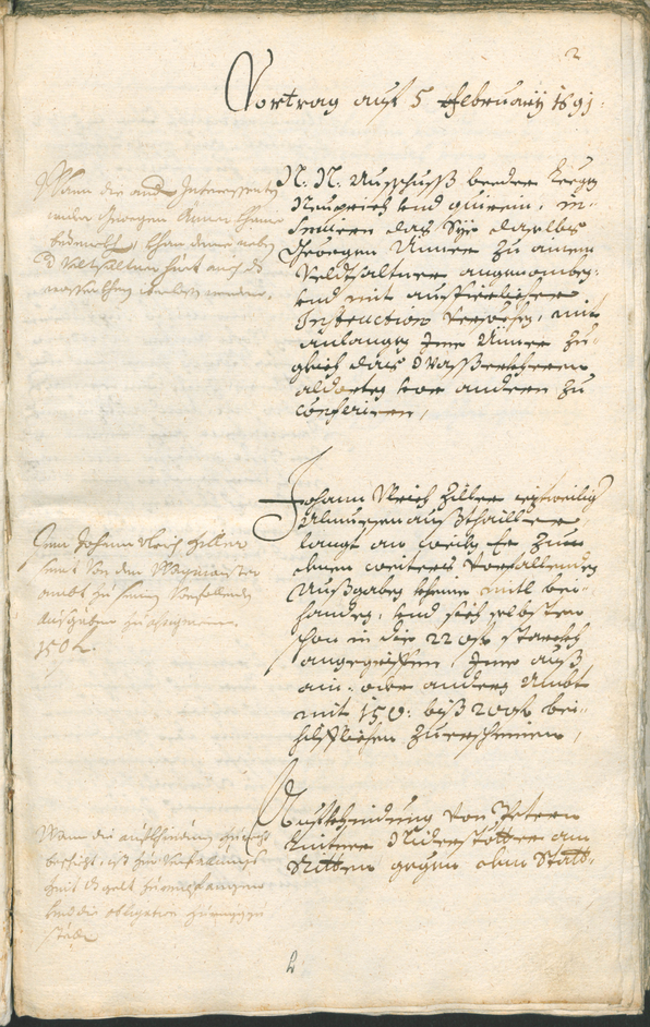 Civic Archives of Bozen-Bolzano - BOhisto Ratsprotokoll 1691/93 