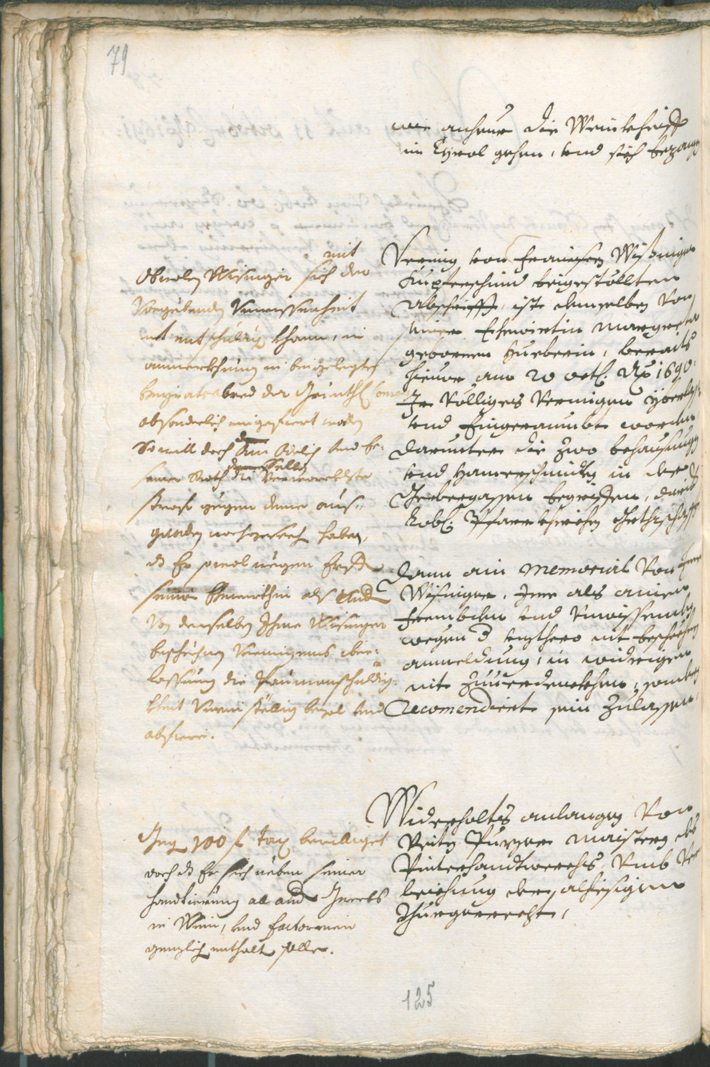 Archivio Storico della Città di Bolzano - BOhisto protocollo consiliare 1691/93 