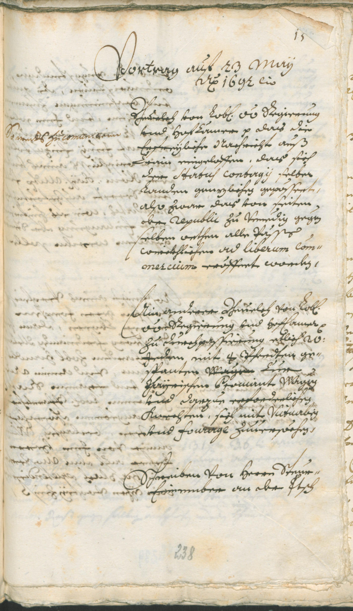 Civic Archives of Bozen-Bolzano - BOhisto Ratsprotokoll 1691/93 