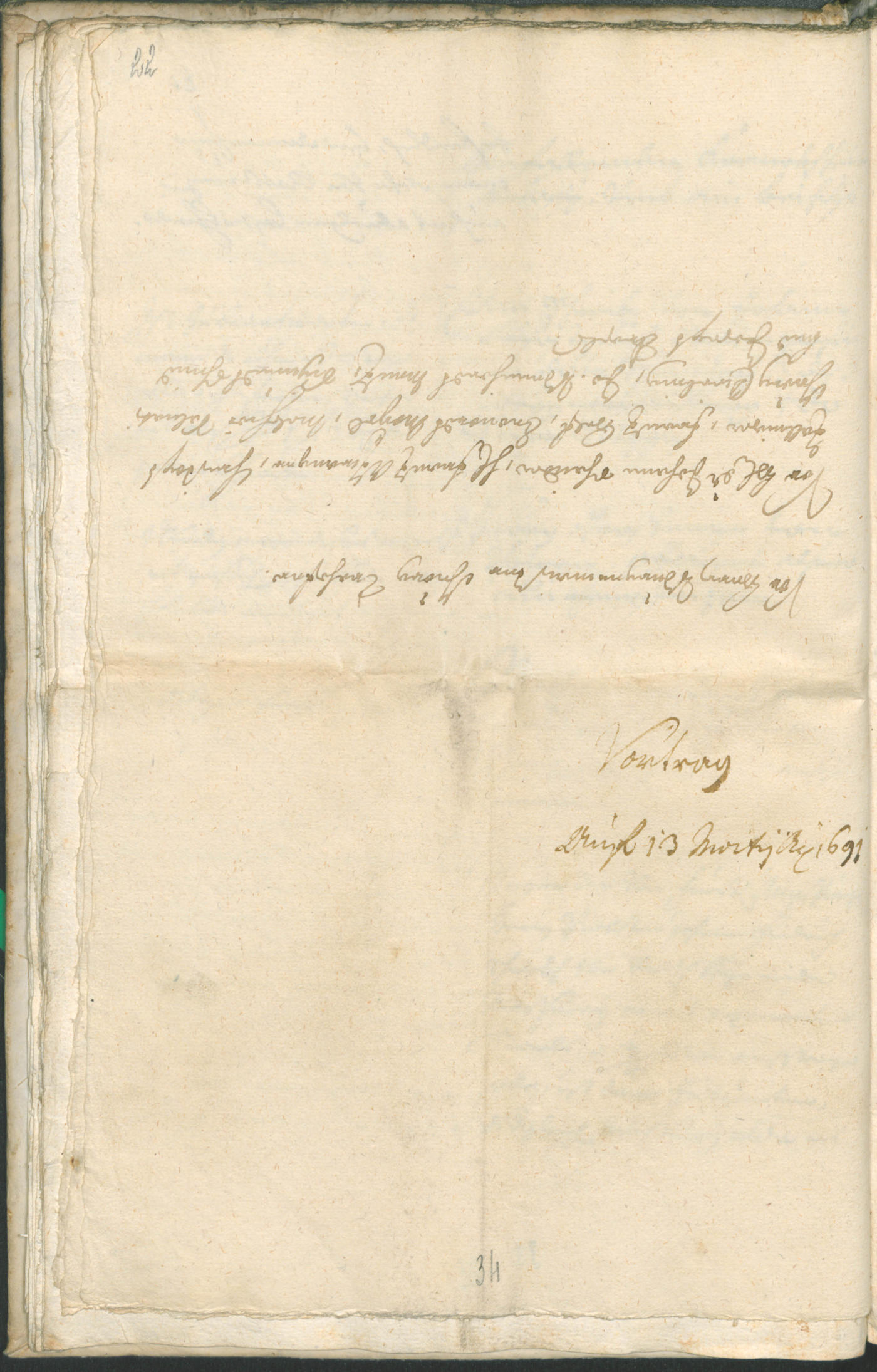 Stadtarchiv Bozen - BOhisto Ratsprotokoll 1691/93 