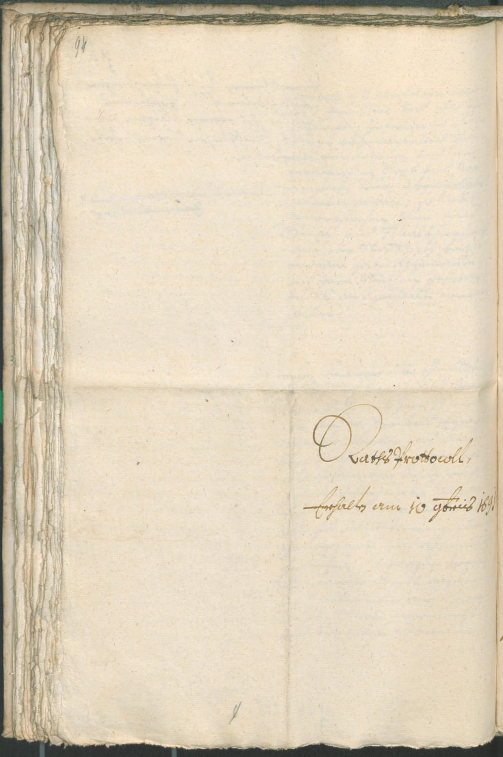 Archivio Storico della Città di Bolzano - BOhisto protocollo consiliare 1691/93 