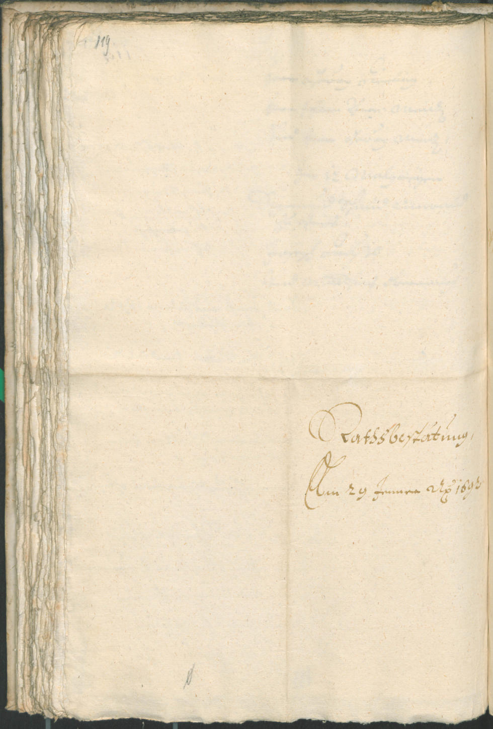 Archivio Storico della Città di Bolzano - BOhisto protocollo consiliare 1691/93 